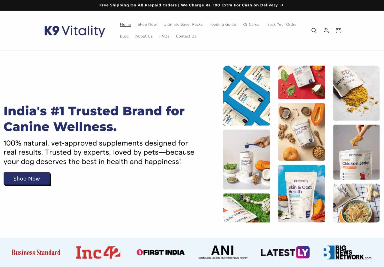 Client Spotlight: K9 Vitality – India’s Fastest-Growing Dog Supplement Brand